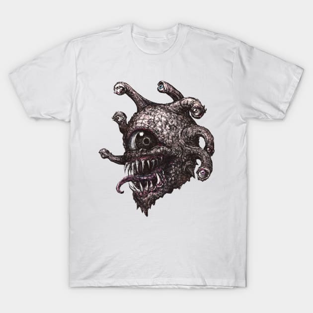 A Beholder Dungeon keeper creature roleplay T-Shirt by artbyst